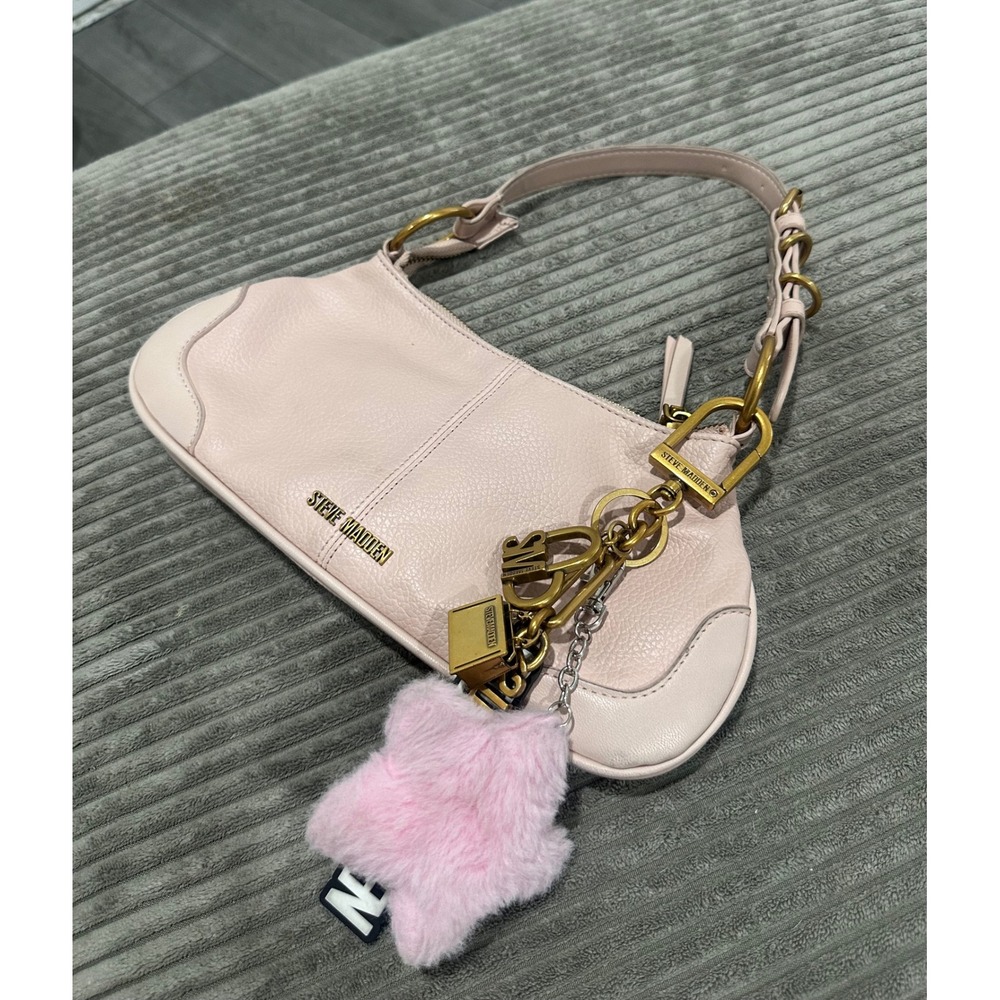 Steve Madden BChaser Shoulder Bag -‎ Linen Pink - Picture 2 of 7
